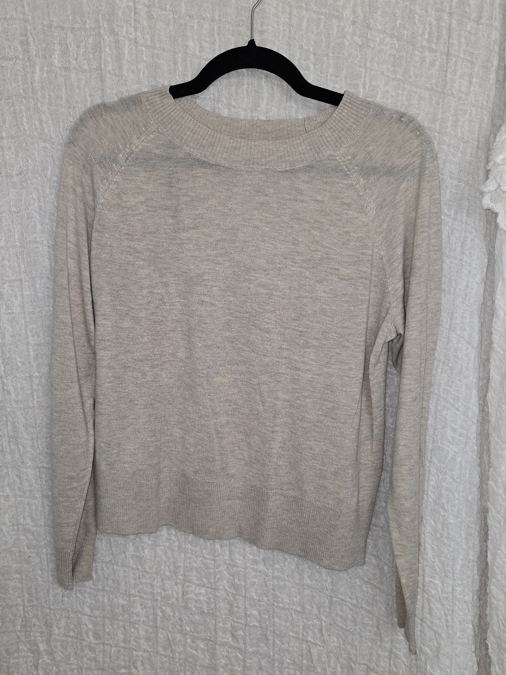 H&M Basics Beige‎ Crewneck Sweater